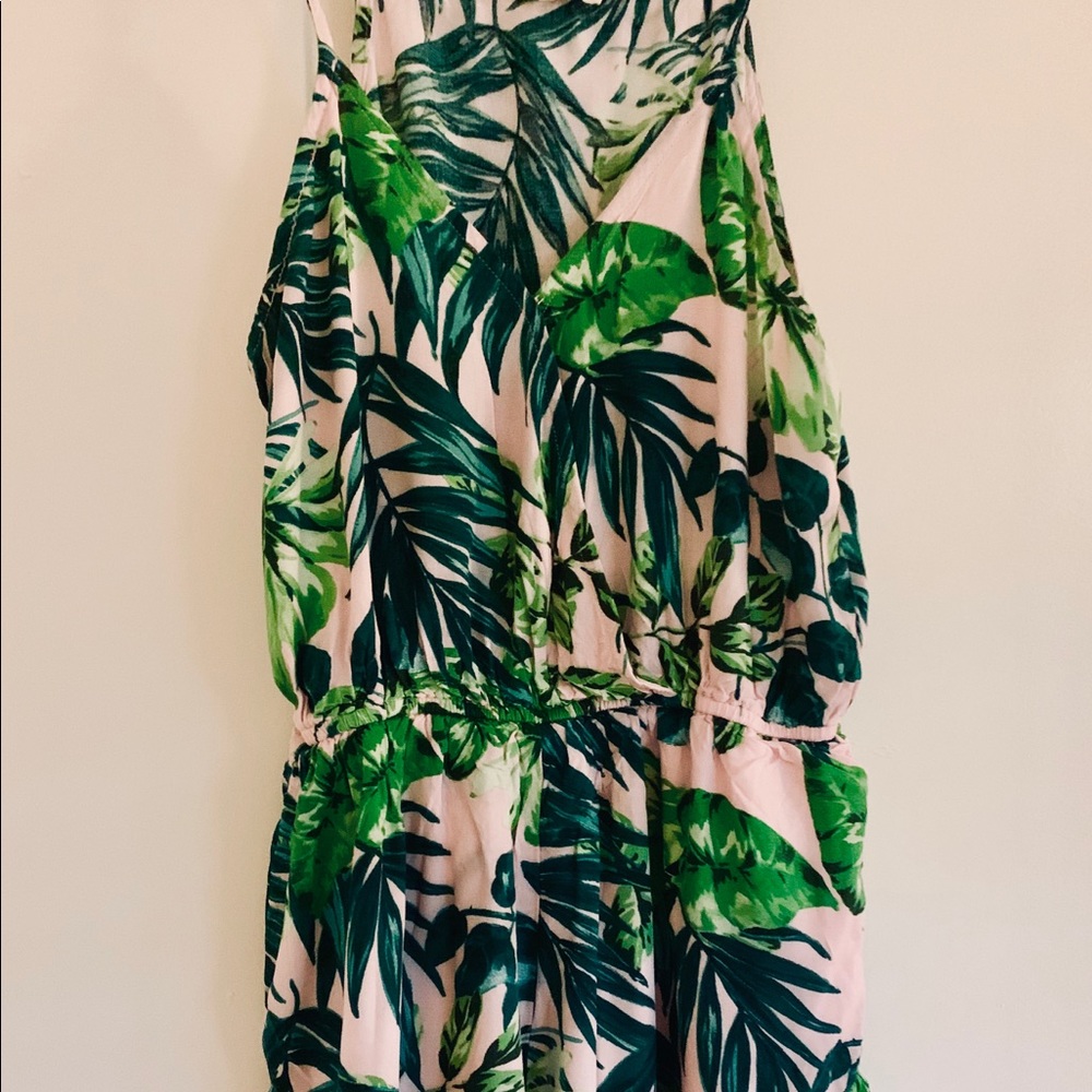Pink and green Summer Romper